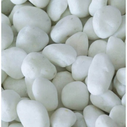 Камни Белый Кварц (отборный шлифованный) 10 кг