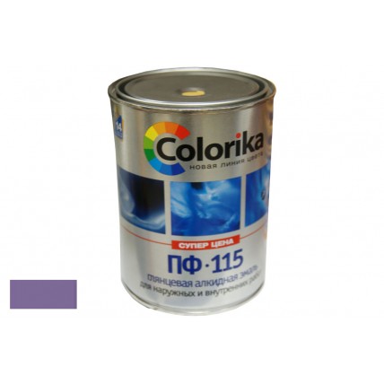 Фиолетовый 0,8 кг Colorika эмаль  ПФ-115