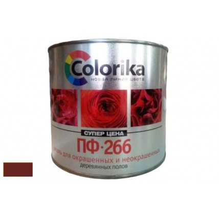 Красно-Коричневый  2,7 кг Colorika эмаль  ПФ-266
