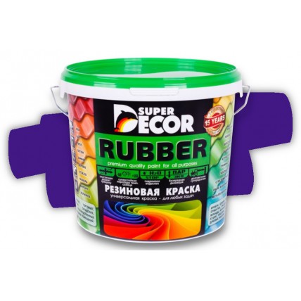Норвежский Дом 1кг SUPER DECOR  краска резиновая №8(0677)