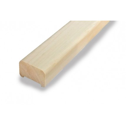 Поручень 40*60*4000 (сосна) А квадратные на 40 балясину