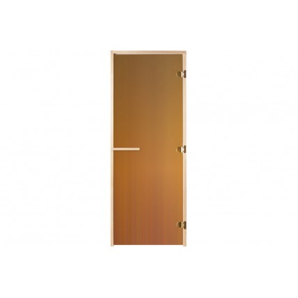 Дверь прозрачная  бронза  Везувий 1,9*0,7 м 3 петли 8 мм