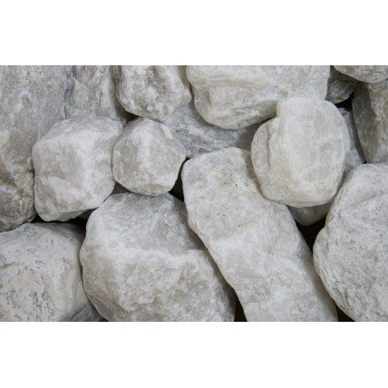 Камни Белый кварцит обвалованный 18 кг