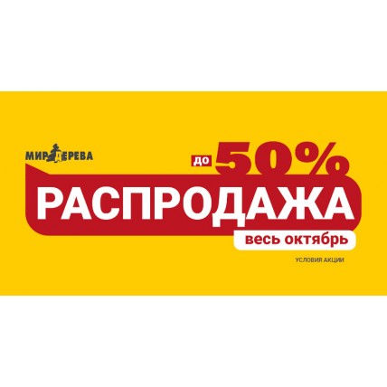 Распродажа - октябрь 2026